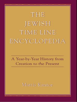 cover image of The Jewish Time Line Encyclopedia